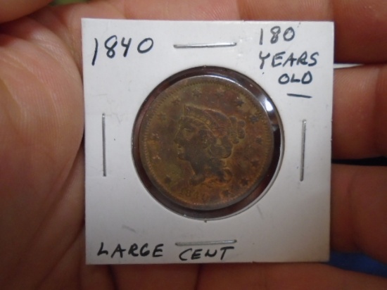 1840 Large Cent Piece