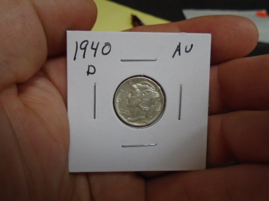1940 D Mint Mercury Dime