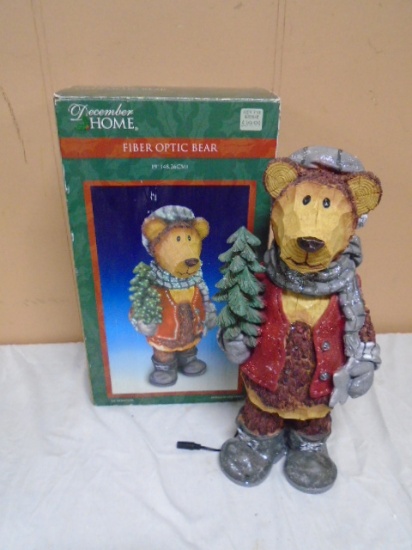 19" Fiberoptic Bear