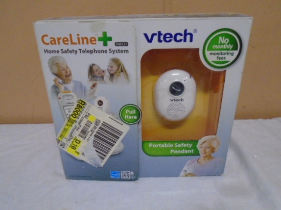 Vtech Careline+ Home Safety Telephone System w/ Portable Safety Pendant