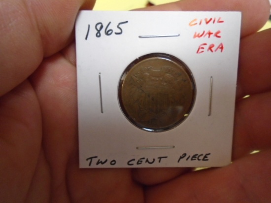 1865 Two Cent Piece