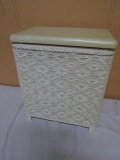 Small Vintage Wicker Hamper
