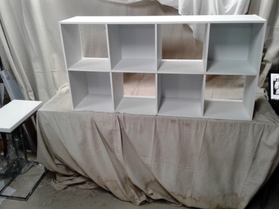 White Eight Cube Storage Unit