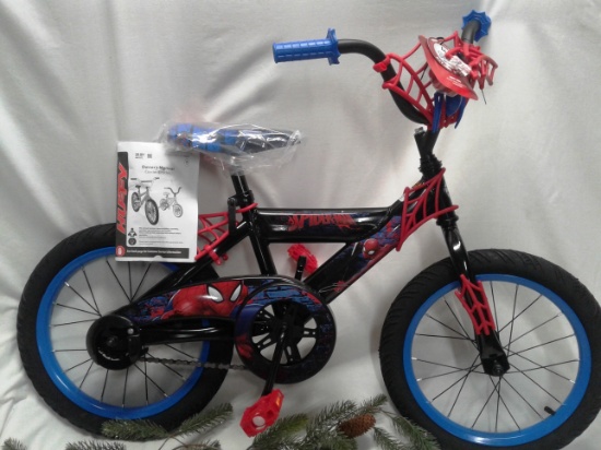 Huffy Boys 16" Spider Man Theme Bike