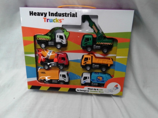 Heavy Industrial Toy Truck Set