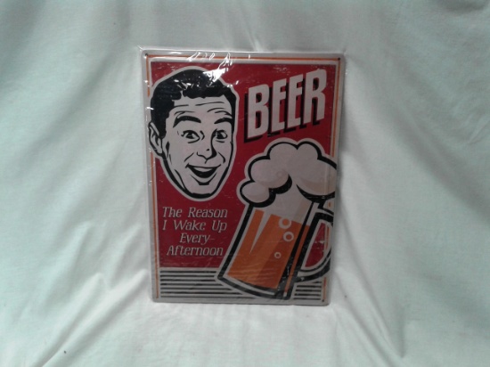 Metal Beer Sign