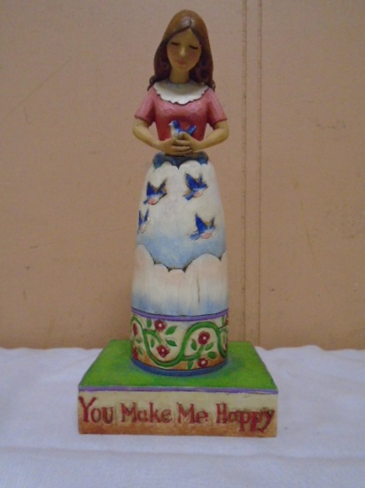 Jim Shore Heartwood Creek "You Make Me Happy" Figurine