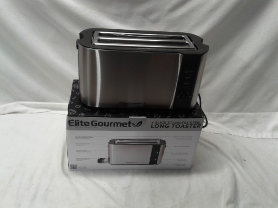 Elite Gourmet 4 slice Stainless Steel Toaster