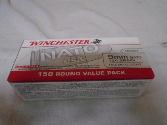 Winchester 150 Round Box of 9mm Nato
