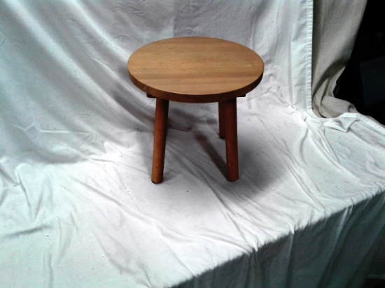 Natural Wood Milking Stool