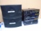 Fisher Stereo w/ CD-Cassette Deck-Tuner-Equalizer-Amp-2 Speakers
