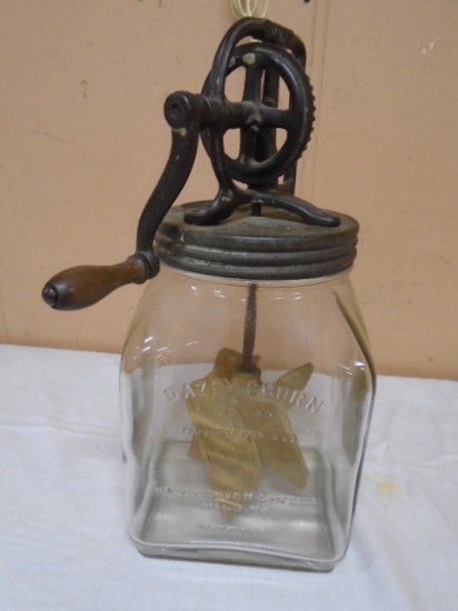 Dazey No 40 Glass Butter Churn