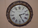 Sterling and Noble Metal Art Wall Clock