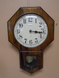 Verichon Wood Case Regulator Wall Clock