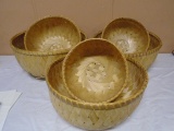 6 Pc. Wicker Bowl Set