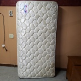 King Coil All White Twin Size Mattress