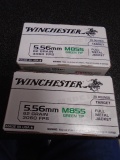 Winchester (2) 20 Round Boxes of 5.56 MM