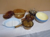 Large Group of Visionware/Bakeware/Bowls