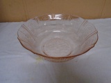 Pink Depression Glass Bowl