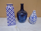 3pc Group of Vases