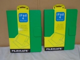 (2) Brand New Filemate iPad Folio Cases