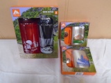 Ozark Trail (2) 32ox Water Bottles and (2) Stainless Steel Flasks