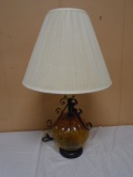 Glass Table Lamp