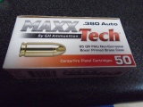 Max Tech 50 Round Box of .380 Auto