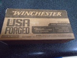 Winchester 50 Round Box of 9 MM Luger
