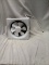 White In-Wall mount fan