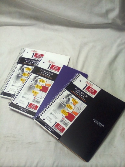 Five Star Wide Ruled Notebooks