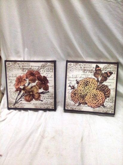 Floral Canvas Wall Art Pieces