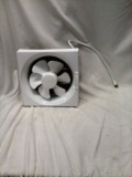 White In-Wall mount fan