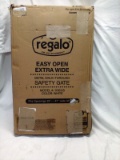 Regalo Easy Open Extra Wide Metal Walk Through Gate