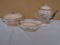 Limoges Peach Blo Silver Moon Casserole Dish-Teapot-Gravy Boat