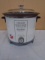 Hamilton Beach Silvertone Crockpot w/Lift Out Liner