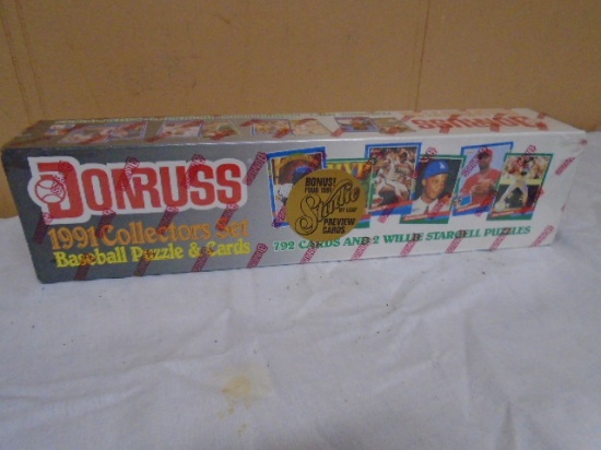 Donruss 1991 Collector's Set Baseball Puzzle and Cards