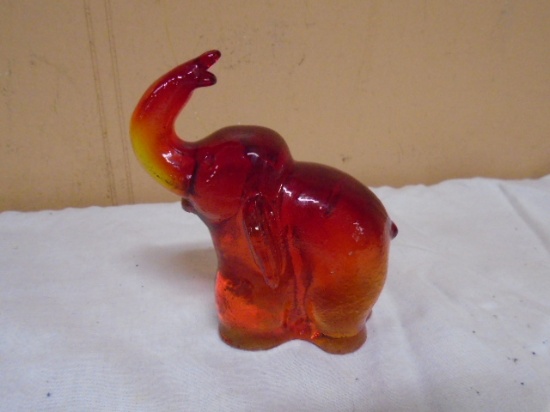 Amerena Glass Elephant Paperweight