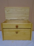 Wooden Lift Top Bread Box