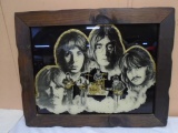 Woode Framed Beatles Mirror