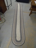 Like New Braided Runner Rug