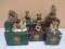 7pc Collection of Boyd's Bears and Friends Figurines w/ Boxes