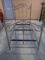 Beautiful Ornate Iron Twin Size Bed Frame Complete