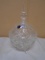 Hand Cut Lead Crystal 3 Footed Covered Candy Dish
