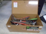 Large Tool Box of Wrenched-Pipewrenches-Ratchets-Ect