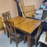 Dining Table w/ Butterfly Center Leaf and 3 Chairs
