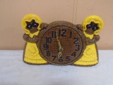 Vintage Sittre Ceramics Gingerbread Clock