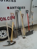 Group of Lawn and Garden Tools