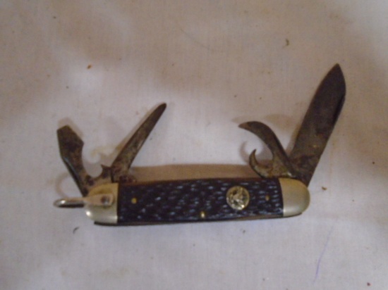 Vintage 4 Blade Boy Scout Pocket Knife