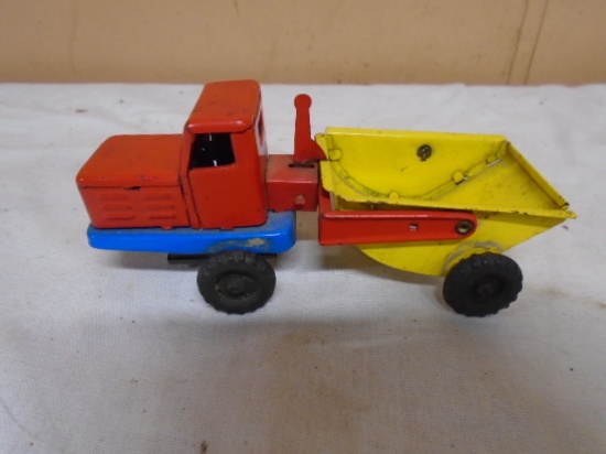 1950's Friction Powered Metaal Dump Truck